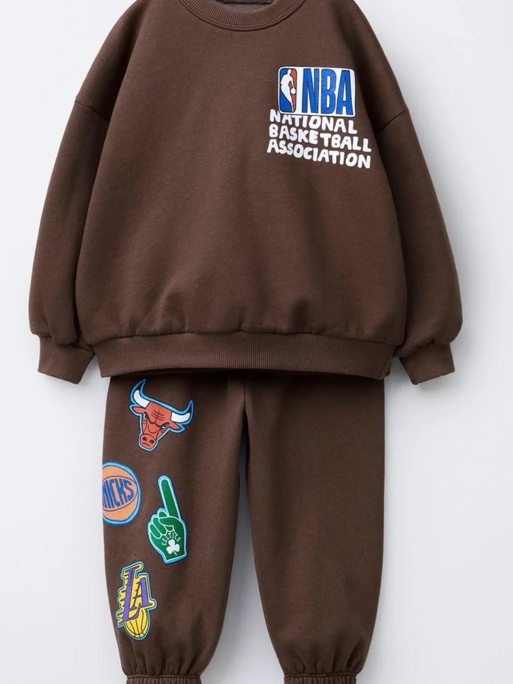 Zara NBA sweatshirt and pant set